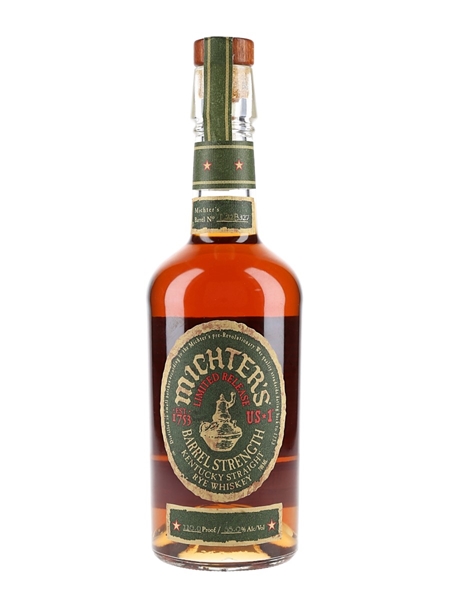 Michter's US*1 Barrel Strength Rye Whiskey Bottled 2022 70cl / 55%