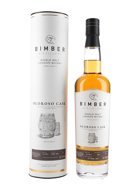 Bimber Small Batch Oloroso Cask Bottled 2021 - Batch 4 70cl / 51.2%