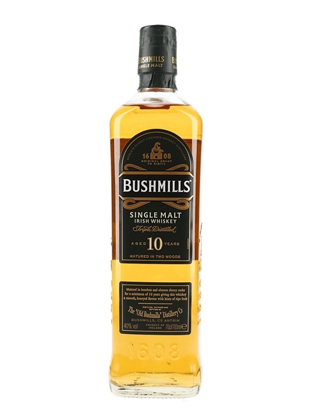 Bushmills 10 Year Old  70cl / 40%