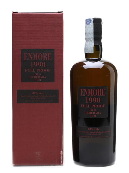 Enmore 1990 Full Proof Old Demerara Rum 18 Year Old - Velier 70cl / 61%