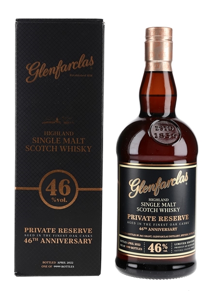 Glenfarclas Private Reserve 46th Anniversary Bottled 2022 70cl / 46%