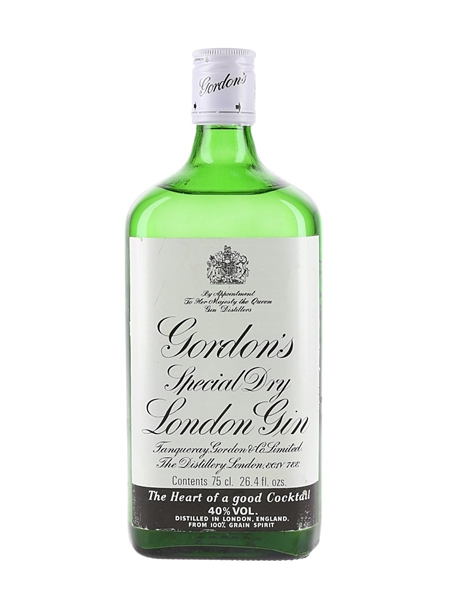 Gordon's Special Dry London Gin Bottled 1980s 75cl / 40%