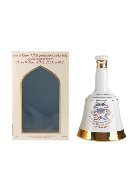 Bell's Ceramic Decanter Prince William Of Wales 1982 50cl / 40%