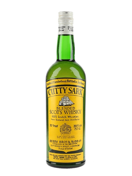 Cutty Sark Bottled 1970s 75.7cl / 40%