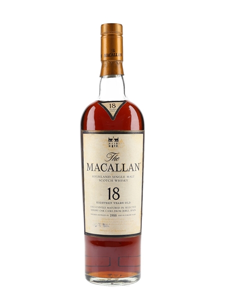 Macallan 18 Year Old Distilled 1988 and Earlier - Taiwanese Market 70cl / 43%