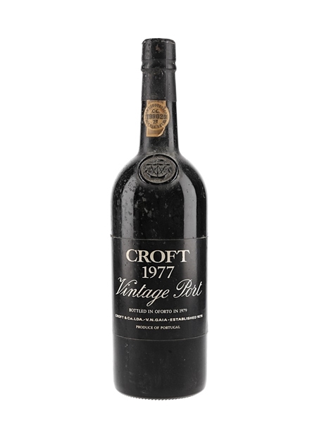 1977 Croft Vintage Port Bottled 1979 75cl