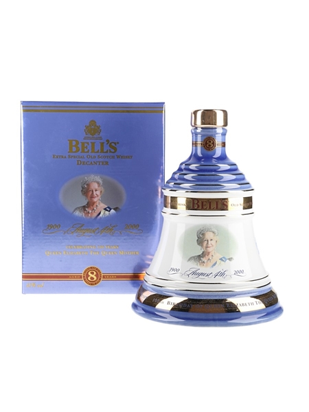 Bell's 8 Year Old Ceramic Decanter The Queen Mother's 100th Birthday 70cl / 40%