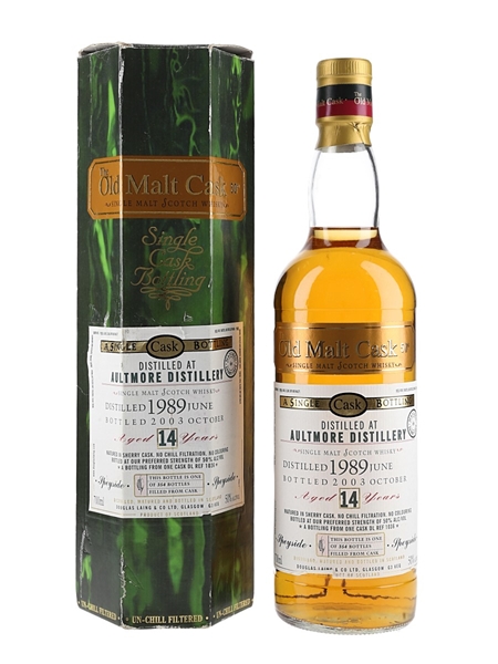 Aultmore 1989 14 Year Old The Old Malt Cask Bottled 2003 - Douglas Laing 70cl / 50%