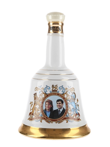 Bell's Ceramic Decanter Royal Wedding 1986 - Prince Andrew & Sarah Ferguson 75cl / 43%