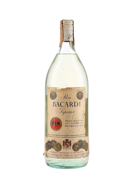 Bacardi Carta Blanca Bottled 1960s-1970s - Spain 100cl / 40%