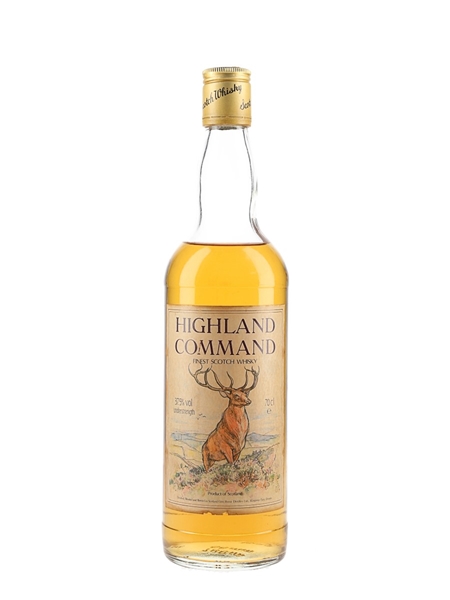 Highland Command Finest Bottled 1990s - Under Strength 70cl / 37.5%