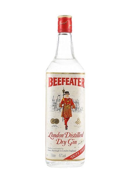 Beefeater London Distilled Dry Gin Bottled 1980s - Duty Free 100cl / 47%