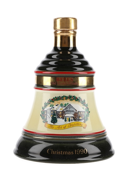 Bell's Christmas 1990 Ceramic Decanter The Art Of Distilling 75cl / 43%