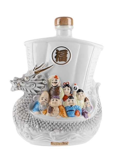 Nikka Super Whisky Bottled 1980s - Dragon Boat Decanter 60cl / 43%