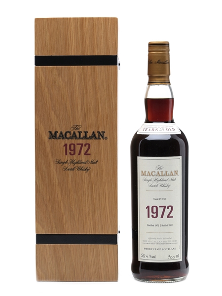 古着人気アイテム Macallan Online Whisky Macallan Buy/Sell - 1390 Lot - 1972 ウイスキー