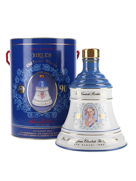 Bell's Ceramic Decanter The Queen Mother's 90th Birthday 75cl / 43%