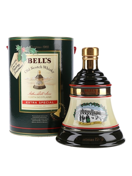 Bell's Christmas 1989 Ceramic Decanter Perth Winter 1895 75cl / 43%