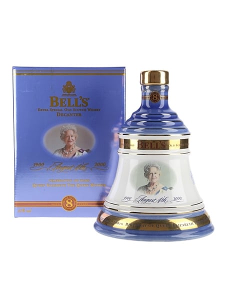 Bell's 8 Year Old Ceramic Decanter The Queen Mother's 100th Birthday 70cl / 40%