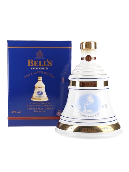 Bell's Christmas 2001 Ceramic Decanter 8 Year Old - Alexander Graham Bell 70cl / 40%