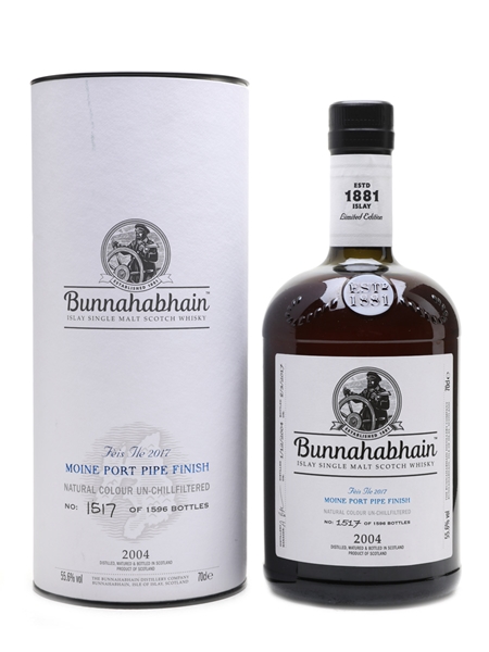 Bunnahabhain 2004 Port Pipe Finish Feis Ile 2017 70cl / 55.6%