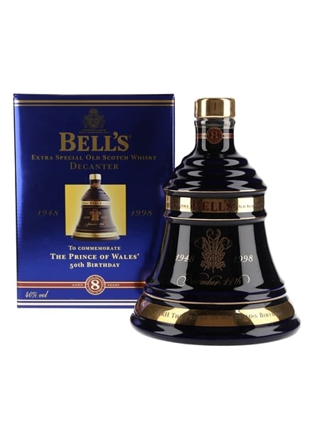 Bell's Ceramic Decanter The Prince Of Wales' 50th Birthday 70cl / 40%