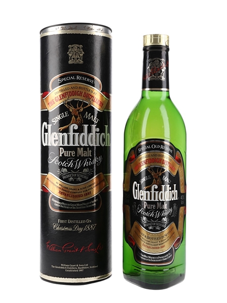 Glenfiddich Special Old Reserve Pure Malt Bottled 1990s 70cl / 40%