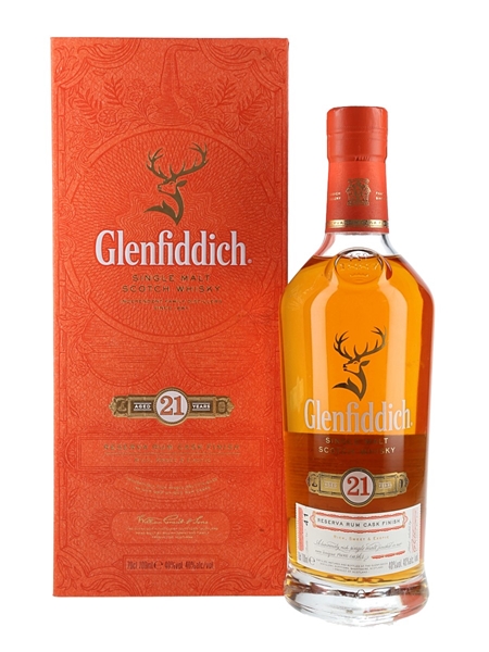 Glenfiddich 21 Year Old Reserva Rum Cask Finish 70cl / 40%