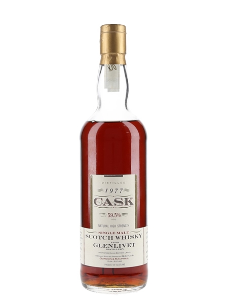 Glenlivet 1977 Cask Strength Bottled 1992 - Gordon & MacPhail 70cl / 59.5%