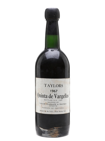 Taylors 1967 Quinta De Vargellas Bottled 1969 IEC Wine Society 75cl / 20%