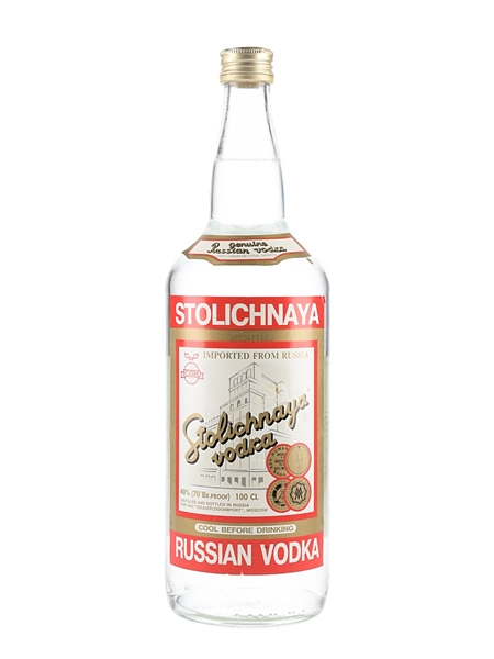 Stolichnaya Russian Vodka Bottled 1990s 100cl / 40%