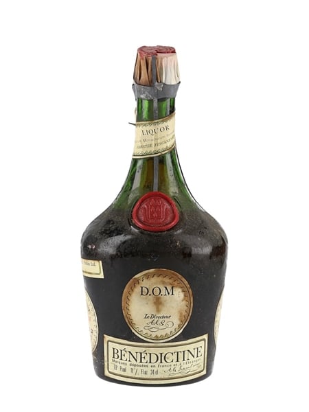 Benedictine Liqueur Two Part Bottle Bottled 1950s-1960s 68cl / 39%