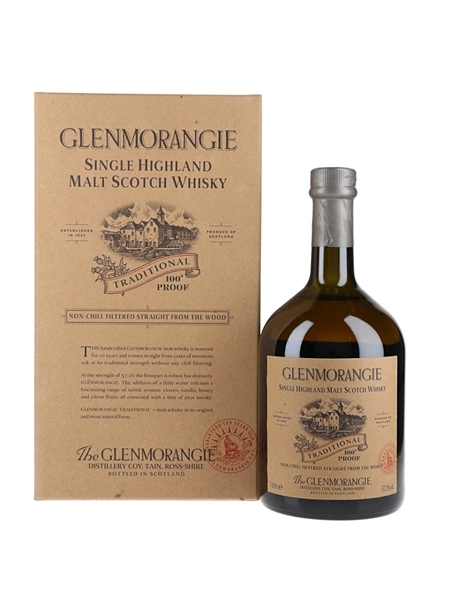 Glenmorangie Traditional 10 Year Old 100 Proof  100cl / 57.2%