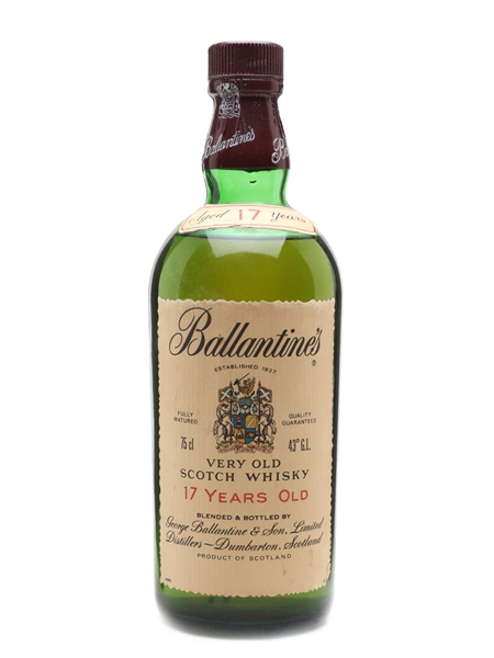 Ballantine's 17 Year Old Bottled 1980s 75cl / 43%