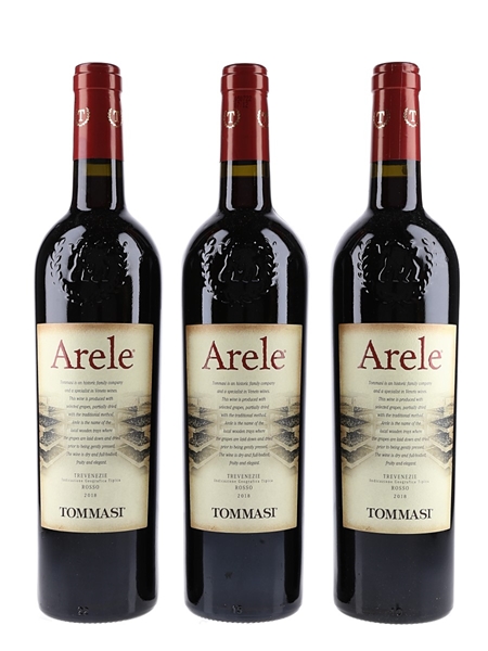 2018 Tommasi Arele  3 x 75cl / 13%