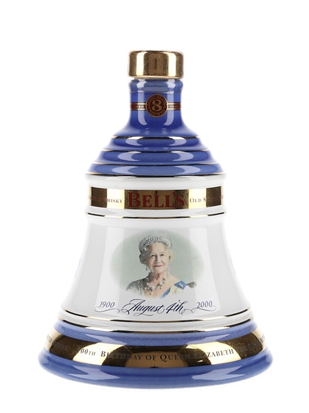 Bell's 8 Year Old Ceramic Decanter The Queen Mother's 100th Birthday 70cl / 40%