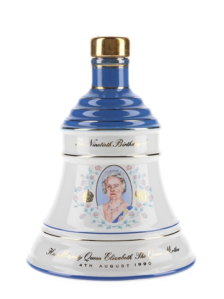 Bell's Ceramic Decanter The Queen Mother's 90th Birthday 75cl / 43%