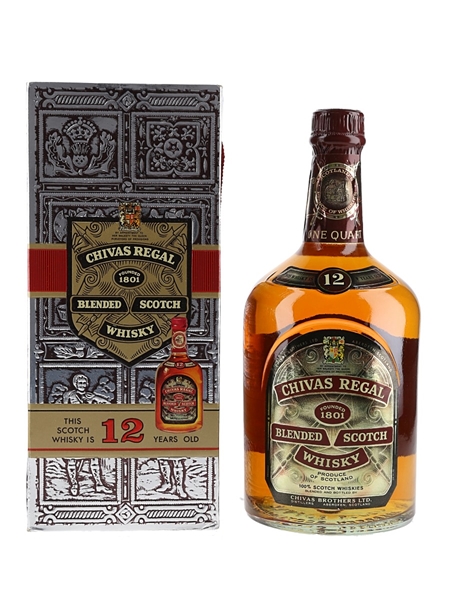 Chivas Regal 12 Year Old Bottled 1970s 94.6cl / 43%