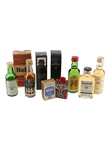 Assorted Blended Scotch Whisky  10 x 5cl