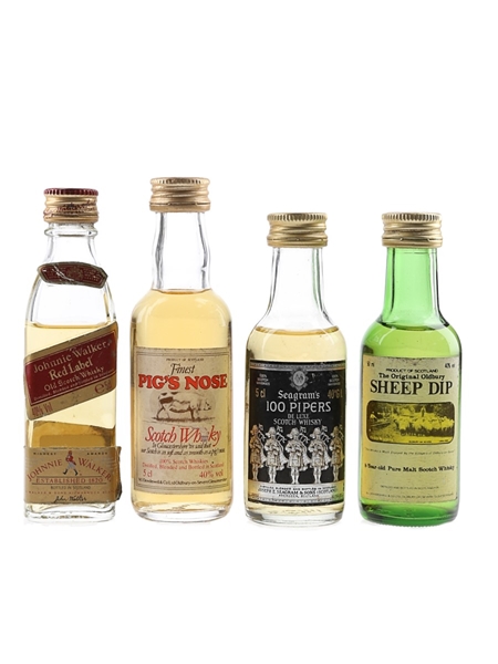 Assorted Blended Scotch Whisky  4 x 5cl