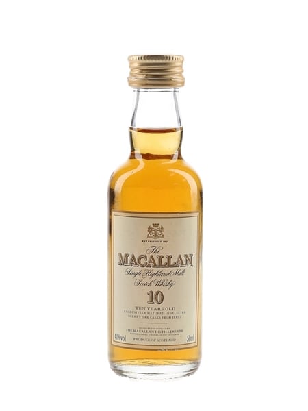 Macallan 10 Year Old Bottled 2000s 5cl / 40%