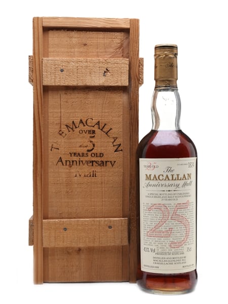 Macallan 1958 Anniversary Malt 25 Year Old 75cl / 43%