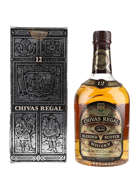 Chivas Regal 12 Year Old Bottled 1990s 70cl / 40%