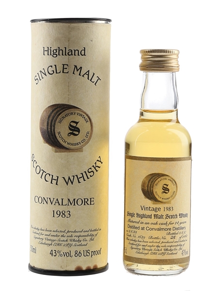 Convalmore 1983 14 Year Old Bottled 1997 - Signatory Vintage 5cl / 43%