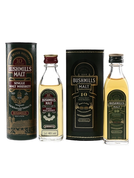 Bushmills 10 Year Old  2 x 5cl / 40%