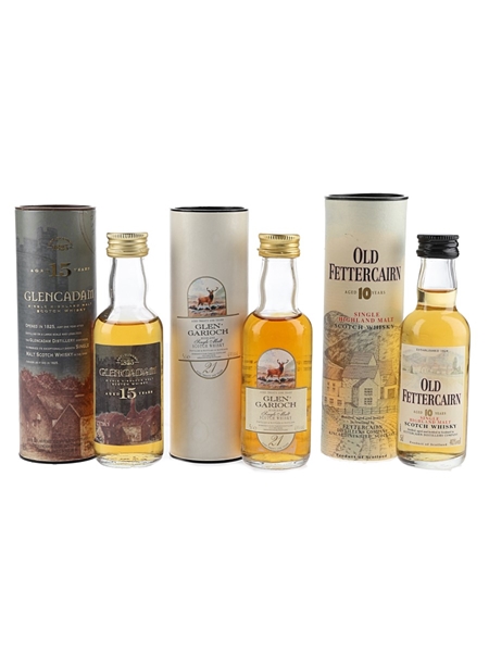 Assorted Single Malt Scotch Whisky  3 x 5cl