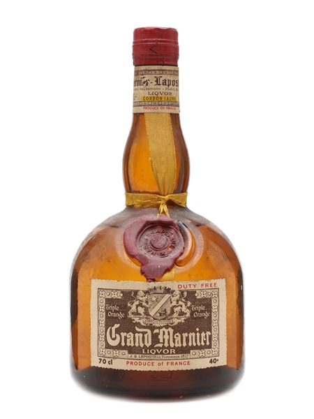 Grand Marnier Cordon Jaune Bottled 1970s - Duty Free 70cl / 40%