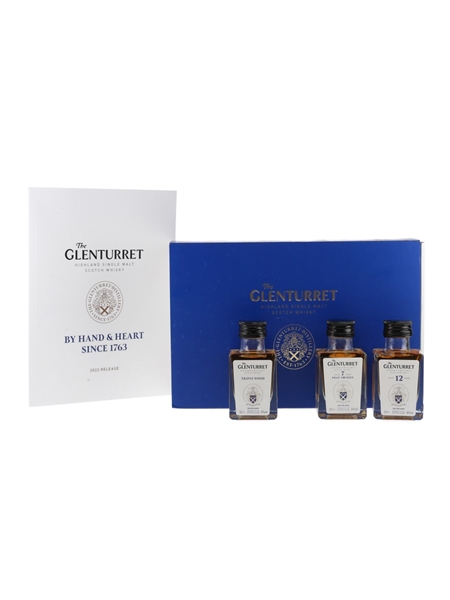 Glenturret 2022 Core Collection Release Triple Wood, 7 Year Old Peat Smoke & 12 Year Old 3 x 5cl / 40%