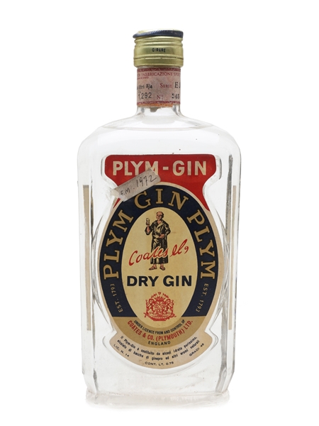 Plym Gin - Coates & Co. Bottled 1970s - Stock 75cl / 46%