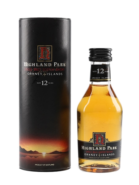 Highland Park 12 Year Old Bottled 1990s 5cl / 40%