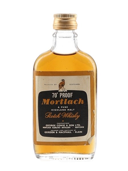 Mortlach 70 Proof Bottled 1970s - Gordon & MacPhail 5cl / 40%